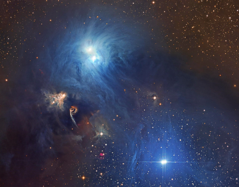 NGC 6726, 6727, 6729 и IC 4812